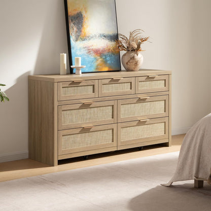 Commode haute Savanna, 7 tiroirs 