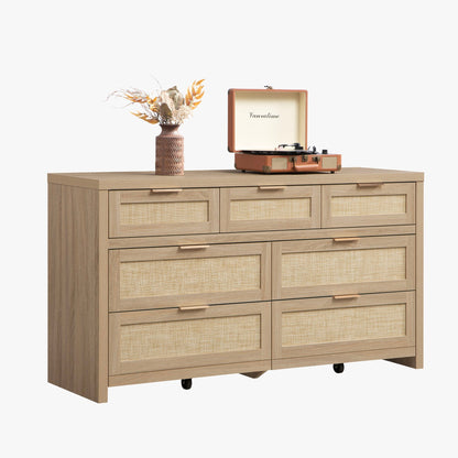 Commode haute Savanna, 7 tiroirs 
