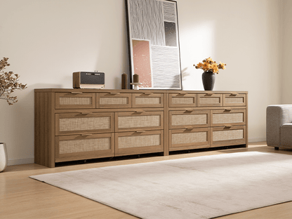 Commode haute Savanna, 7 tiroirs 