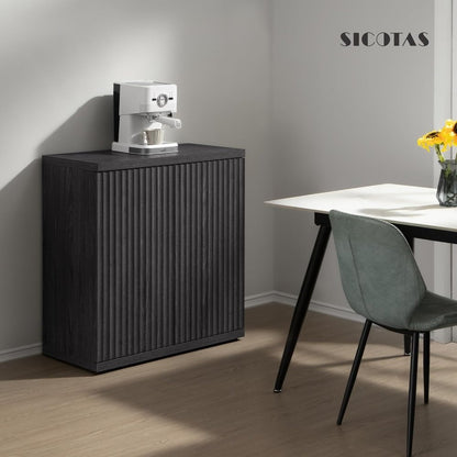 Meuble TV Stria avec rangement jusqu'à 100 téléviseurs 