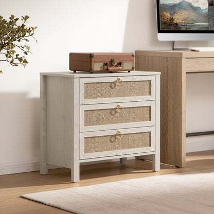 Table de chevet Terra, 3 tiroirs 