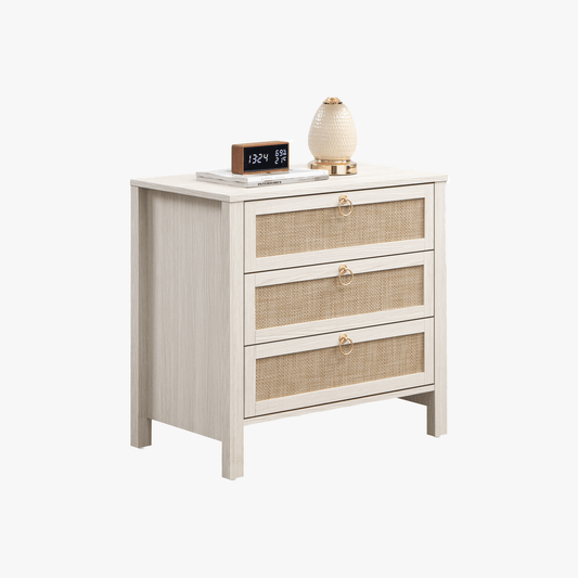 Table de chevet Terra, 3 tiroirs 